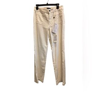 Cigale’s Italy Women’s Palace Four Pocket Cream Utility Jean sz 28
